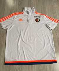 Koszulka bluzka t-shirt polo Adidas Feyenoord Rotterdam r. XL