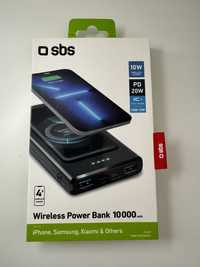 Power Bank sem fio SBS 10.000mAp (Novo)