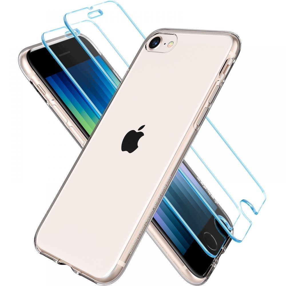 Etui + 2 Szkła Spigen Crystal Iphone 7 / 8 / Se 2020 / 2022