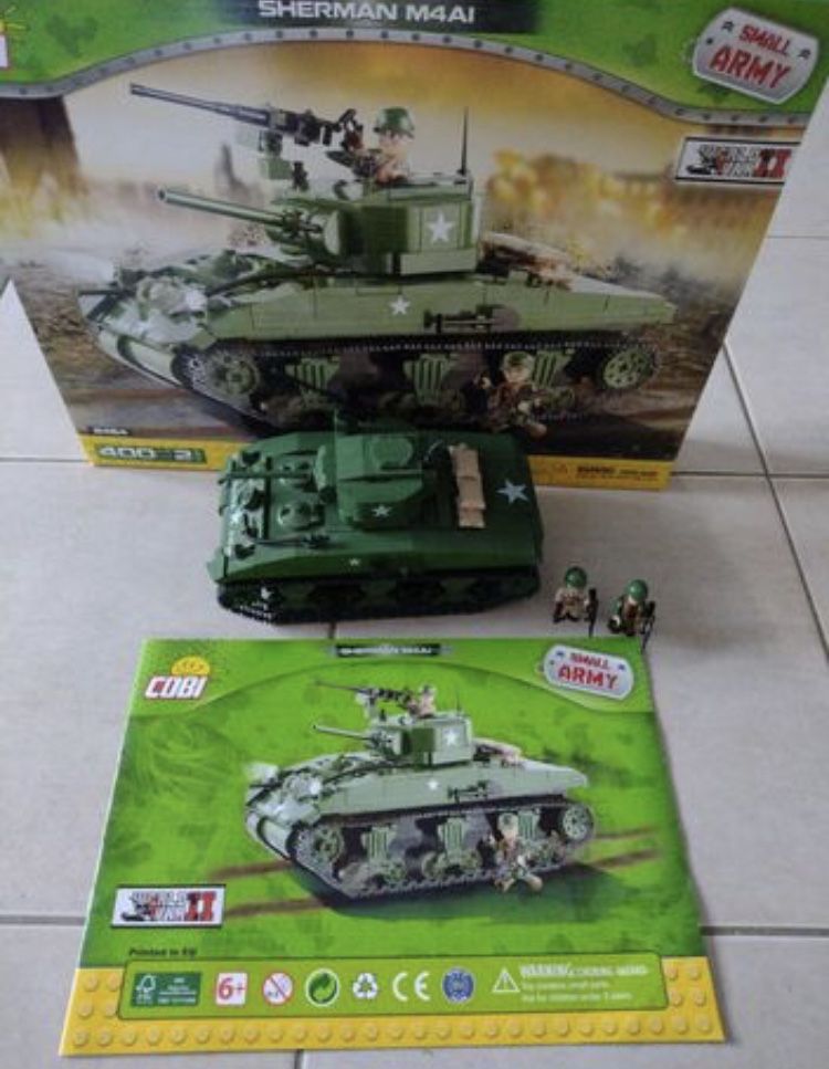 Klocki cobi czołg Sherman cobi185