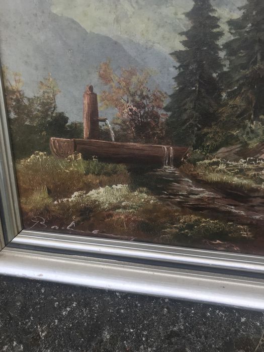 Obraz drukowany pejzaz w gorach