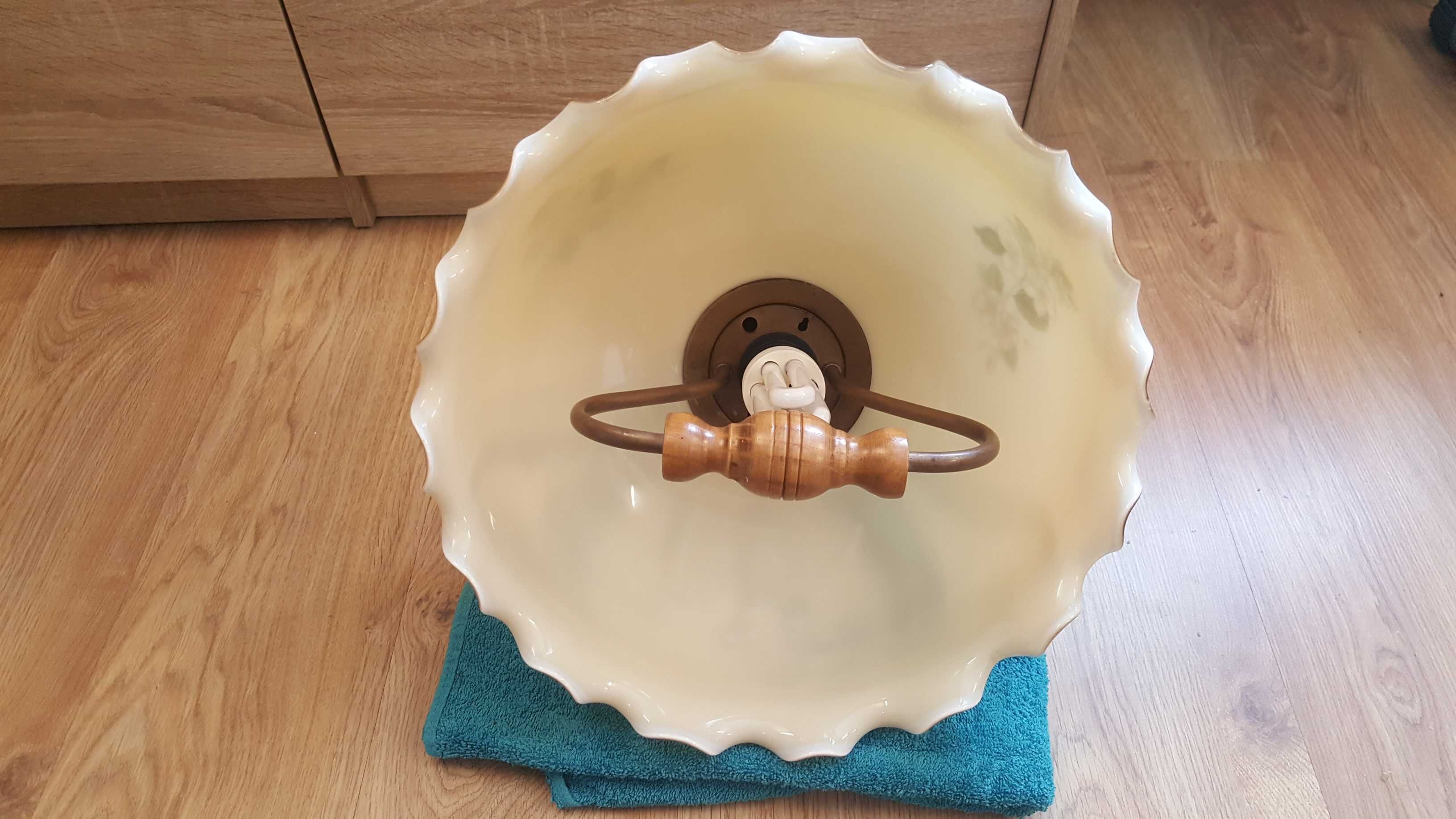 Żyrandol lampa kwiaty retro