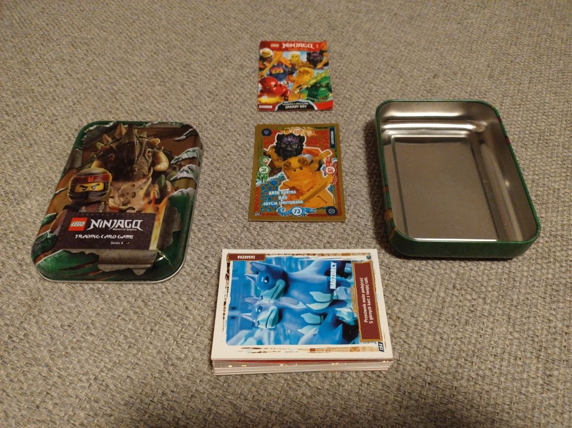 Ninjago TCG Seria 9 Dragon Rising 30 kart + limitka + puszka
