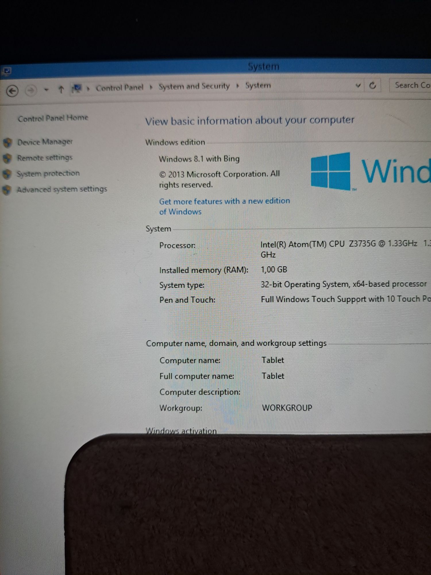 Tablet DELL T 01D / 8 Pro Venue. Sprawny
