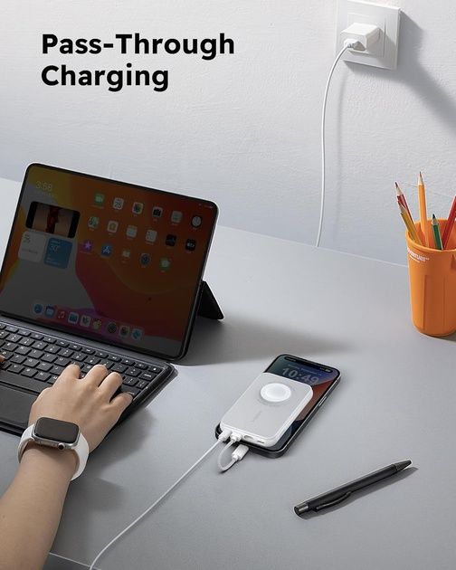 Повербанк VEGER V1171 10000 мАг 20W PD Fast Charging White (R3450)
