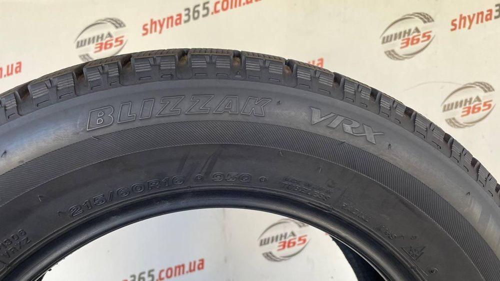 215/60 r16 bridgestone blizzak vrx 7mm шини бу зима