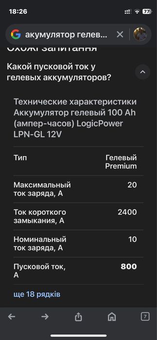 Гелевий акумулятор 12V 100 Ah