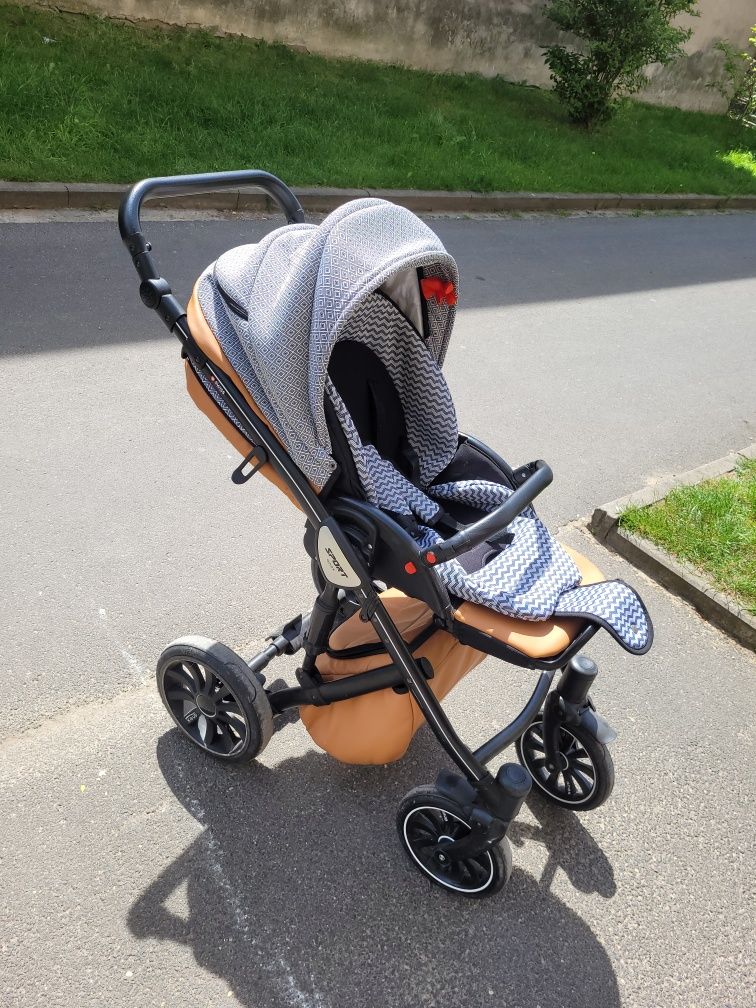 Wózek Anex Sport 2 w 1 +nosidełko Cybex Acton 5