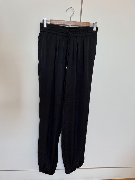 Calças balão pretas Zara M