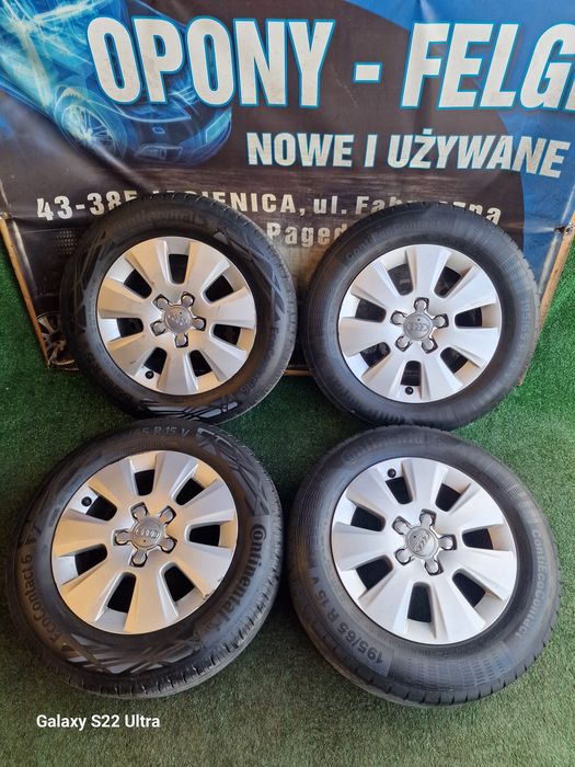 Koła letnie 15 5×112 Audi A3 8PO Orginał Komplet