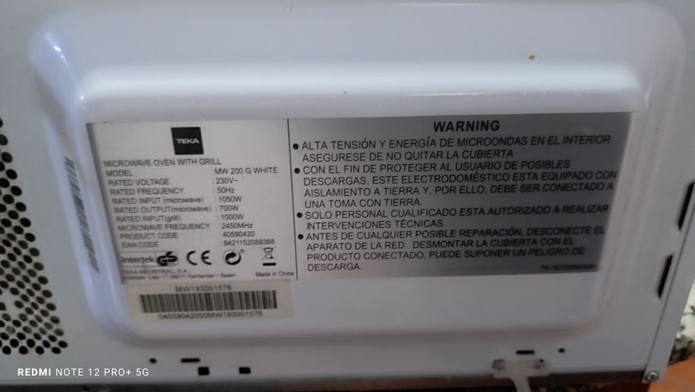 Microondas Teka com grill