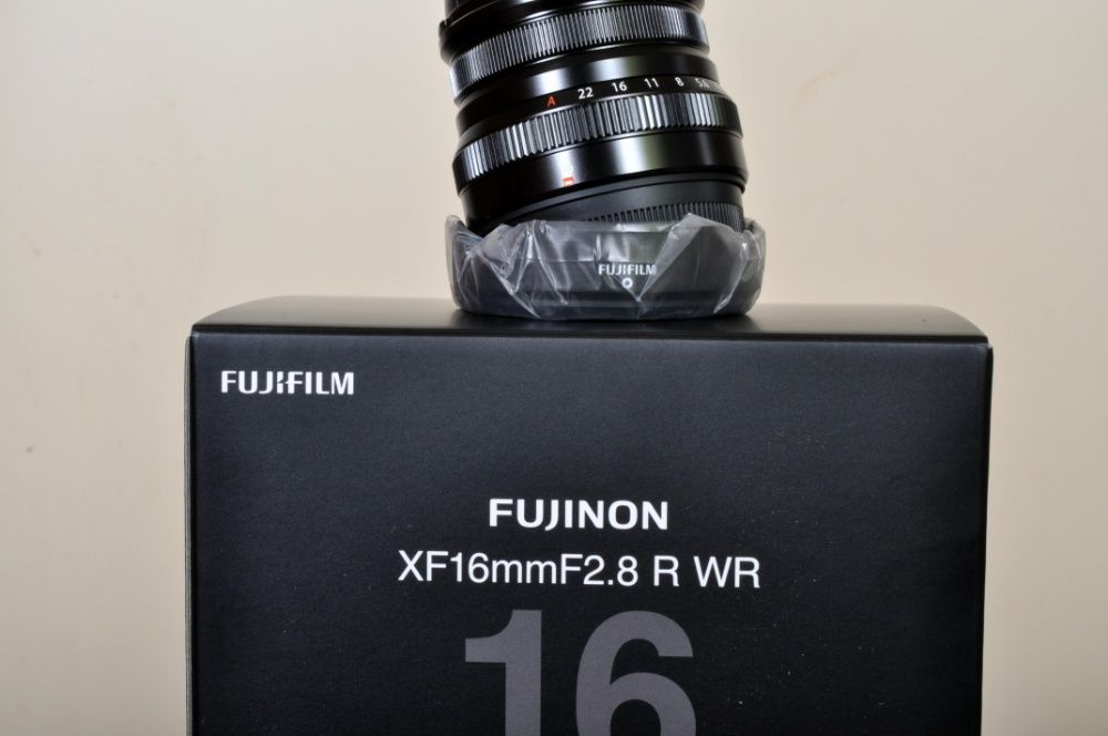 Fuji XF 16mm F: 2.8 WR, NOVO, factura/nif, garantia nacional