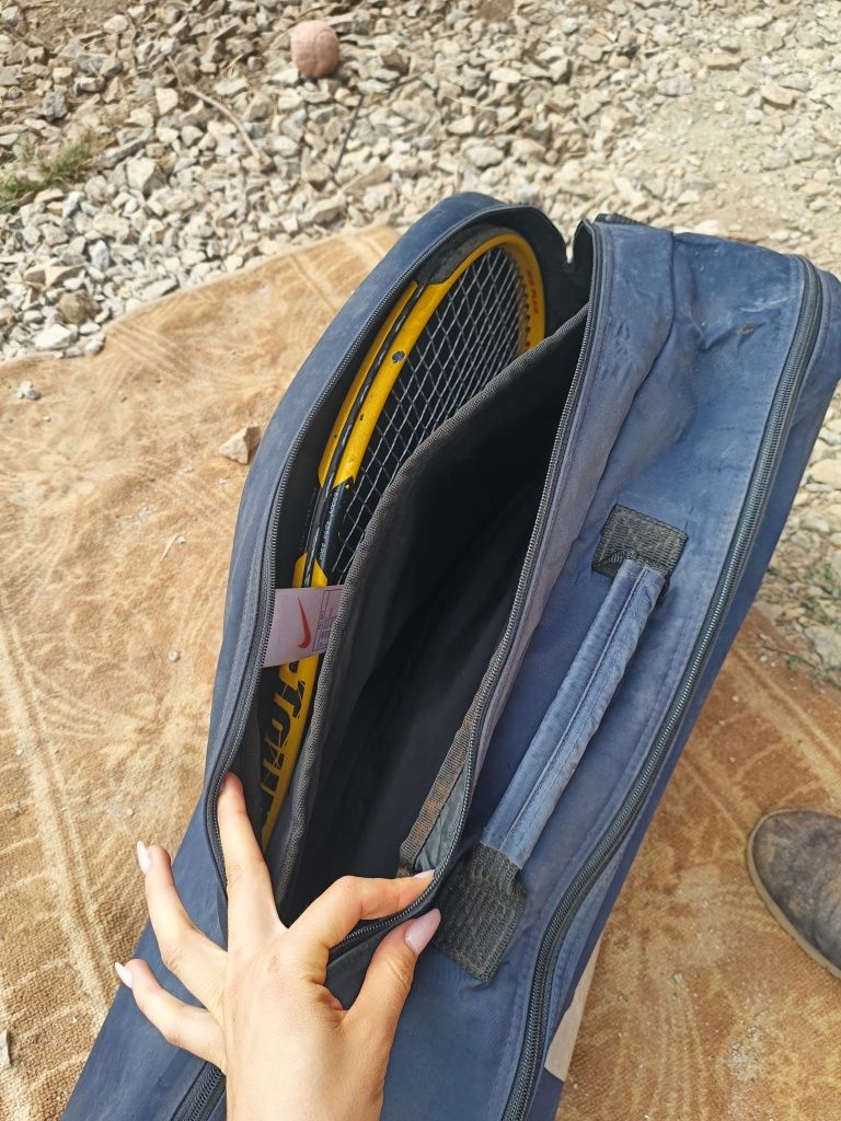 Raquetes de tênis + bolsa Nike