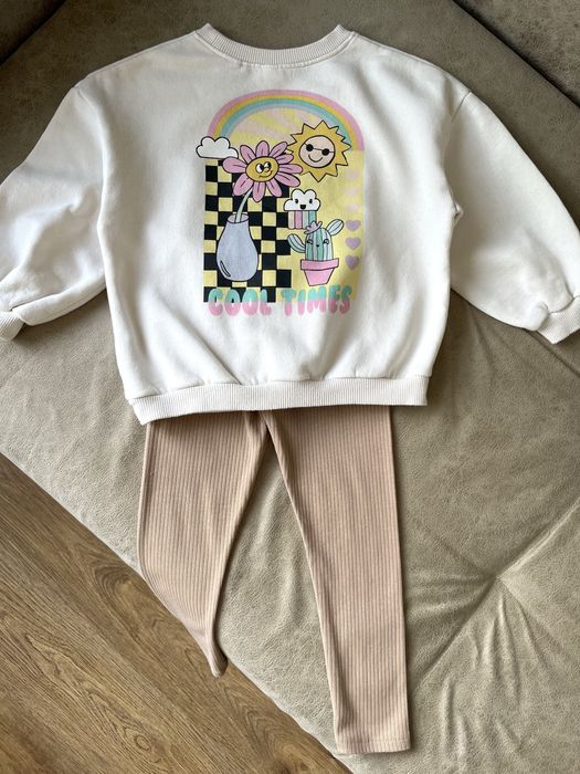 Костюм Next ( cвітшот, лосіни рубчик)