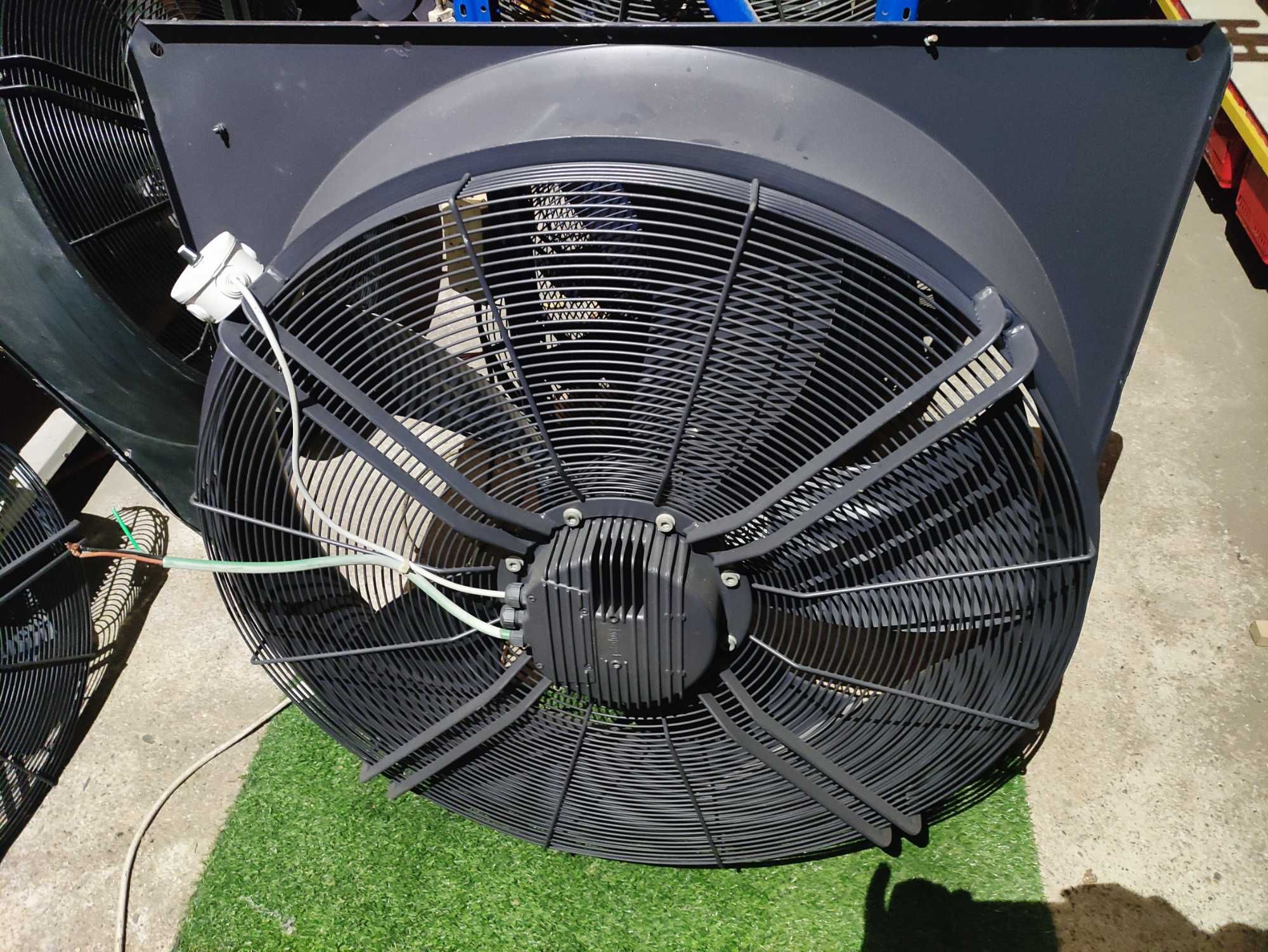 Ventiladores industrias trifásico com variador de velocidade