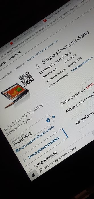 Lenovo Yoga 3 Pro - 1370 ideał 13,3" 8GB/240 GB ssd