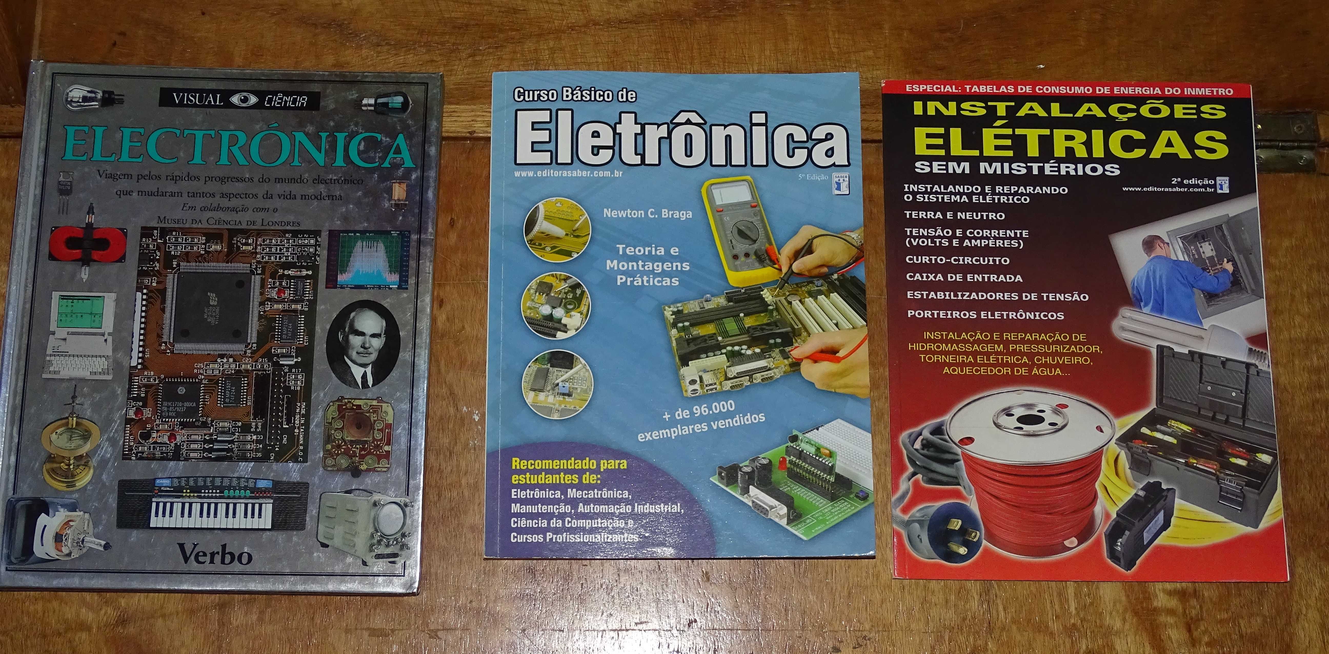 Livros vários 2€ cada eletrónica informática data books