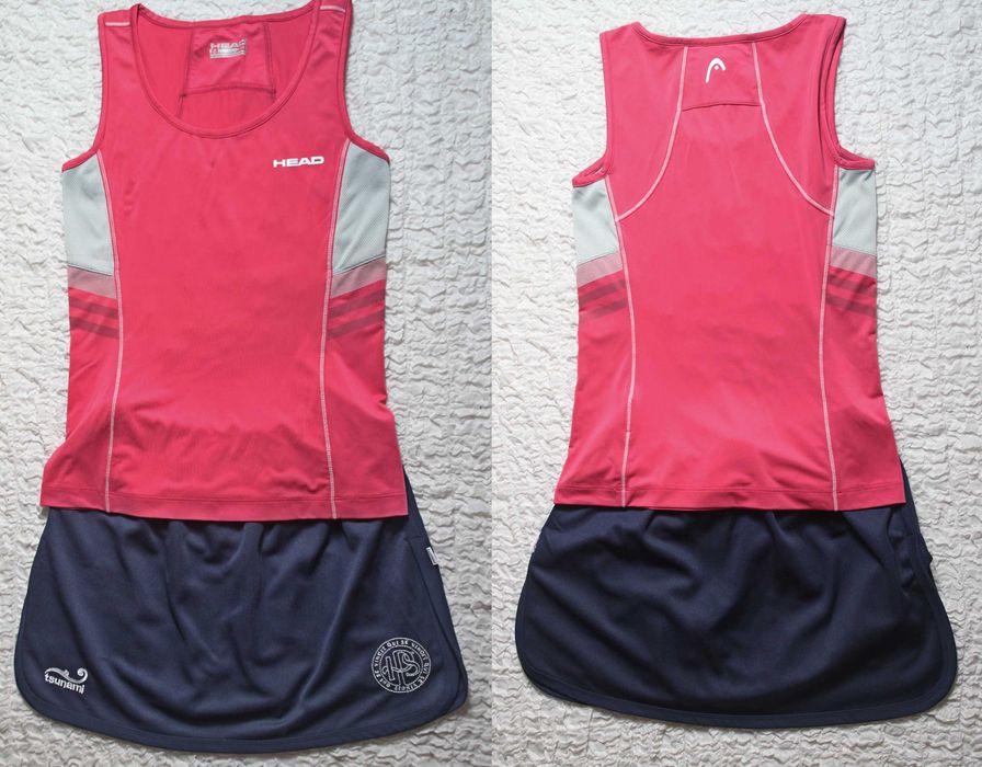 Теннисная, спортивная юбка с шортами Tsunami, комплект р. S