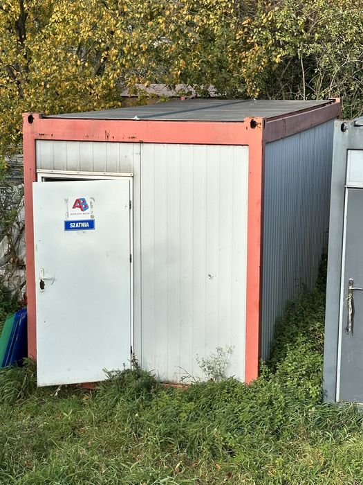 Kontener socjalny- 3 sztuki- biuro, szatnia, magazyn