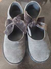 Sapatos camurça menina cinzentos 33