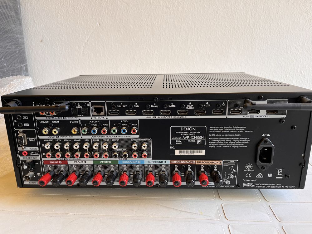 Amplificador Denon Avr-X3400H