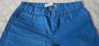Niebieskie spodnie jegginsy Denim & Co