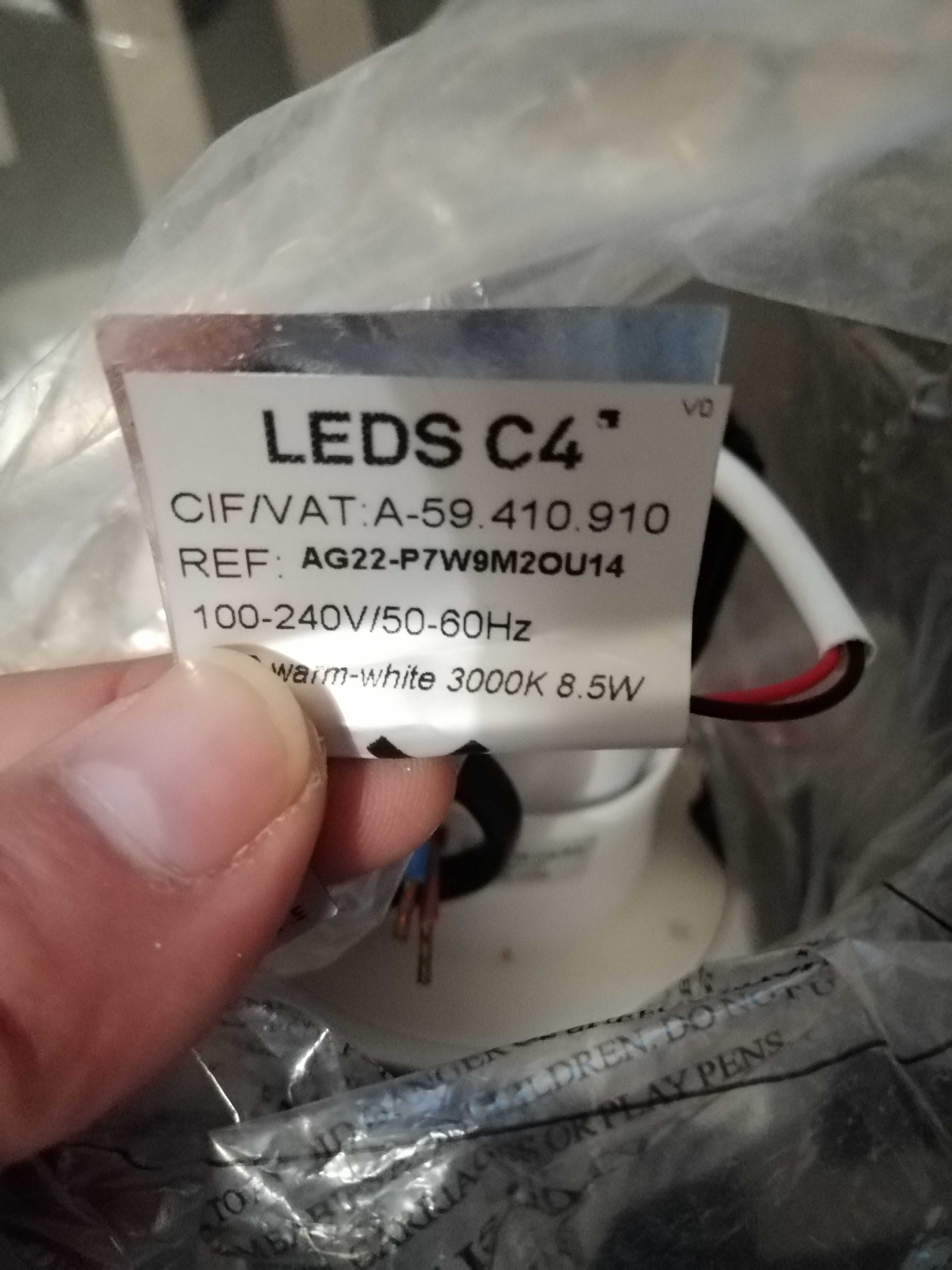 lampadas de teto led novo