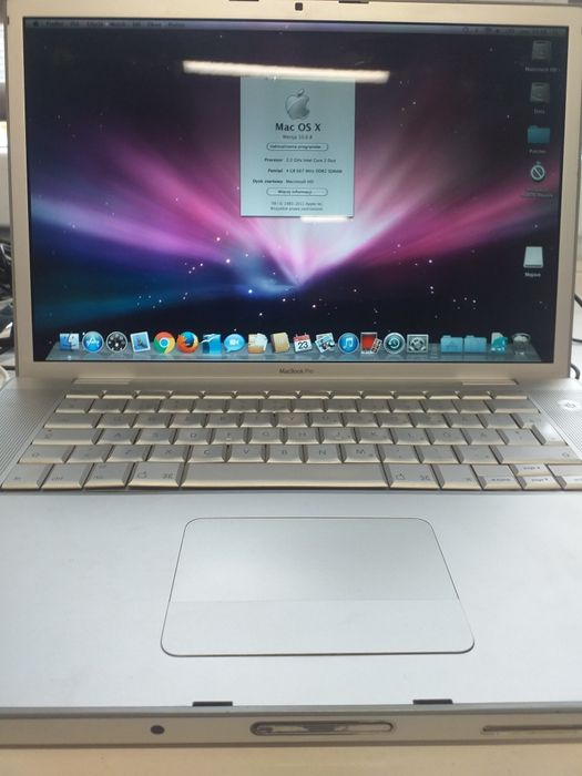 Laptop Macbook Pro 3.1, dysk SSD 240 Gb.