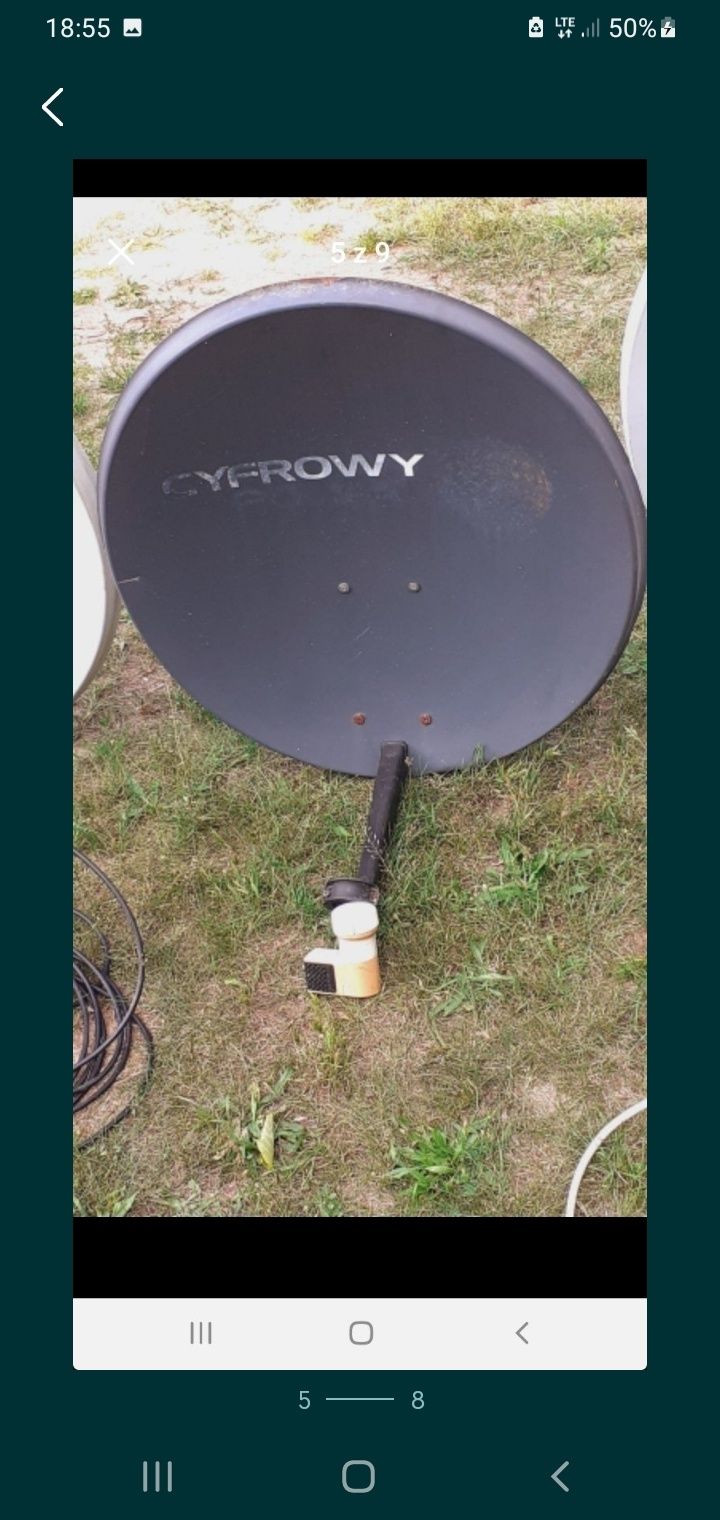Anteny Cyfrowy Polsat I inna duże I średnia 3szt cena za 3szt
