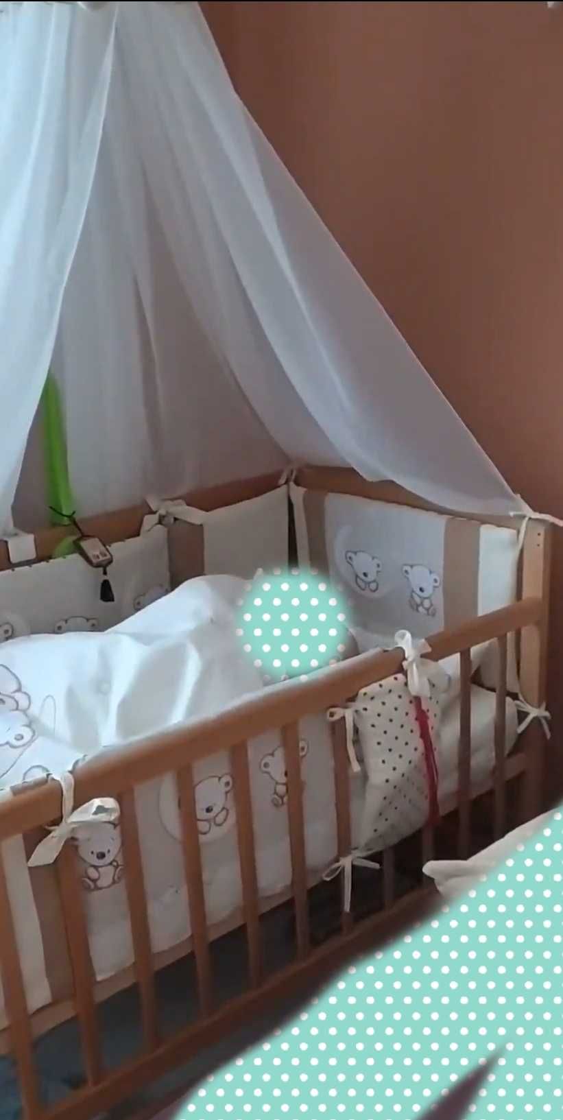 Дитяче ліжечко гойдалка
