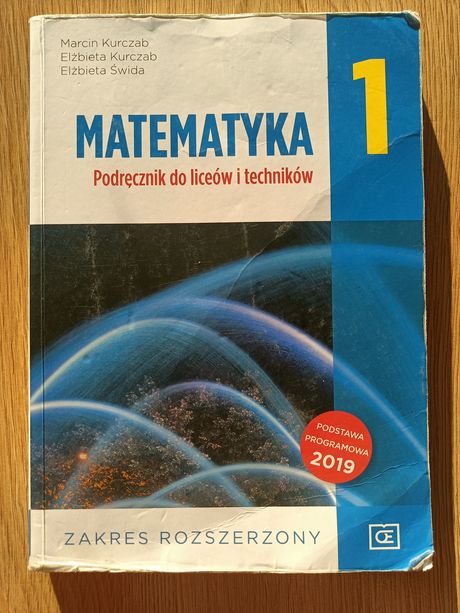 Matematyka 1 podręcznik do liceów  techników zakres rozszerzony Pazdr