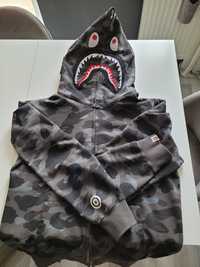 Bluza A BATHING APE grid szark