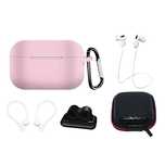 Zestaw silikonowe etui AirPods Pro 2 / AirPods Pro 1 + futerał / zacze