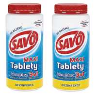 Chlor tabletki do basenu Savo 2,8 kg zapas na 3 miesiące