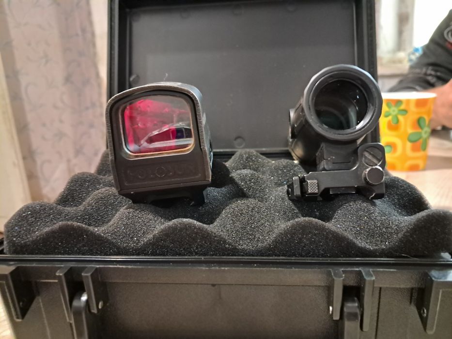 Комплект коліматор і збільшувач HOLOSUN HS510C & HM3X