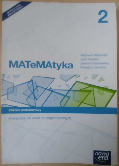 Matematyka 2 podręcznik wieloletni Nowa Era 2016