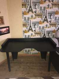 Чорний геймерський стіл (XL: 156х80)