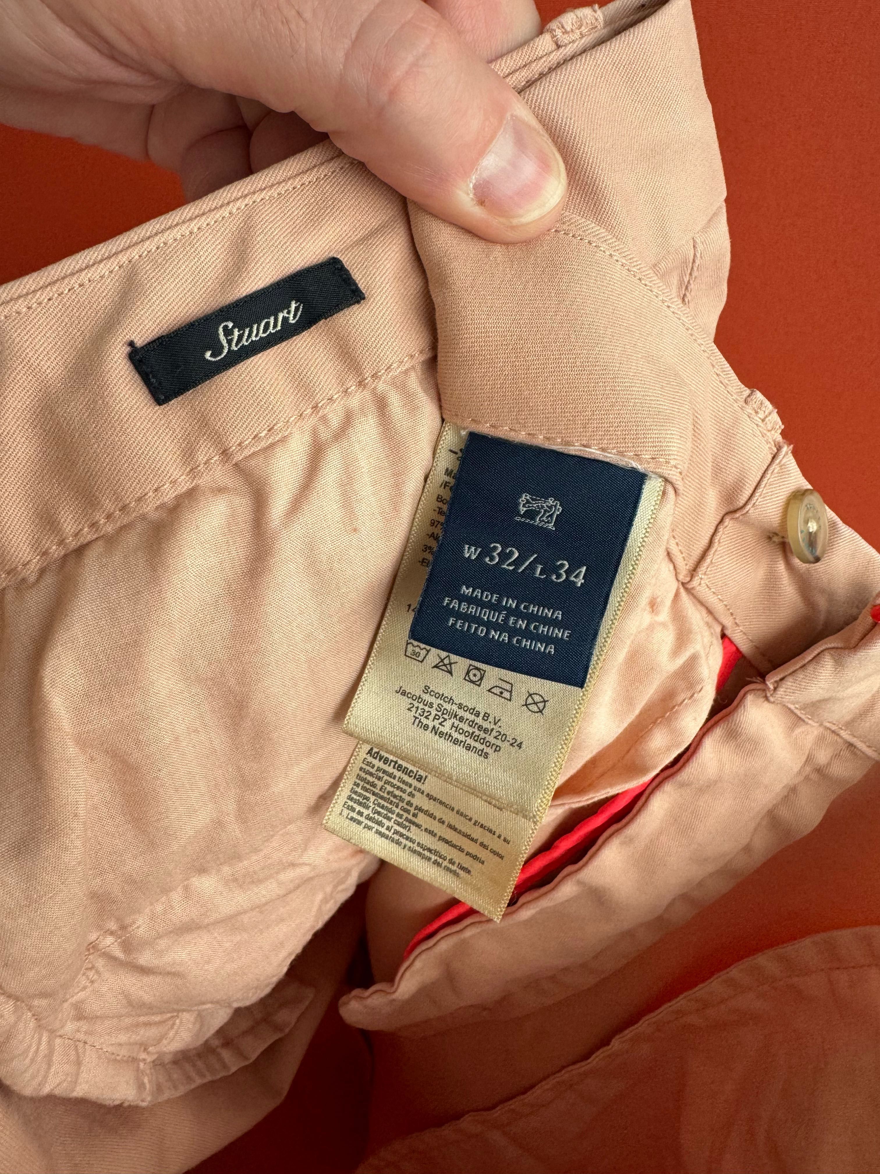 Scotch & Soda оригинал мужские брюки штаны чиносы джинсы размер 32 Б У