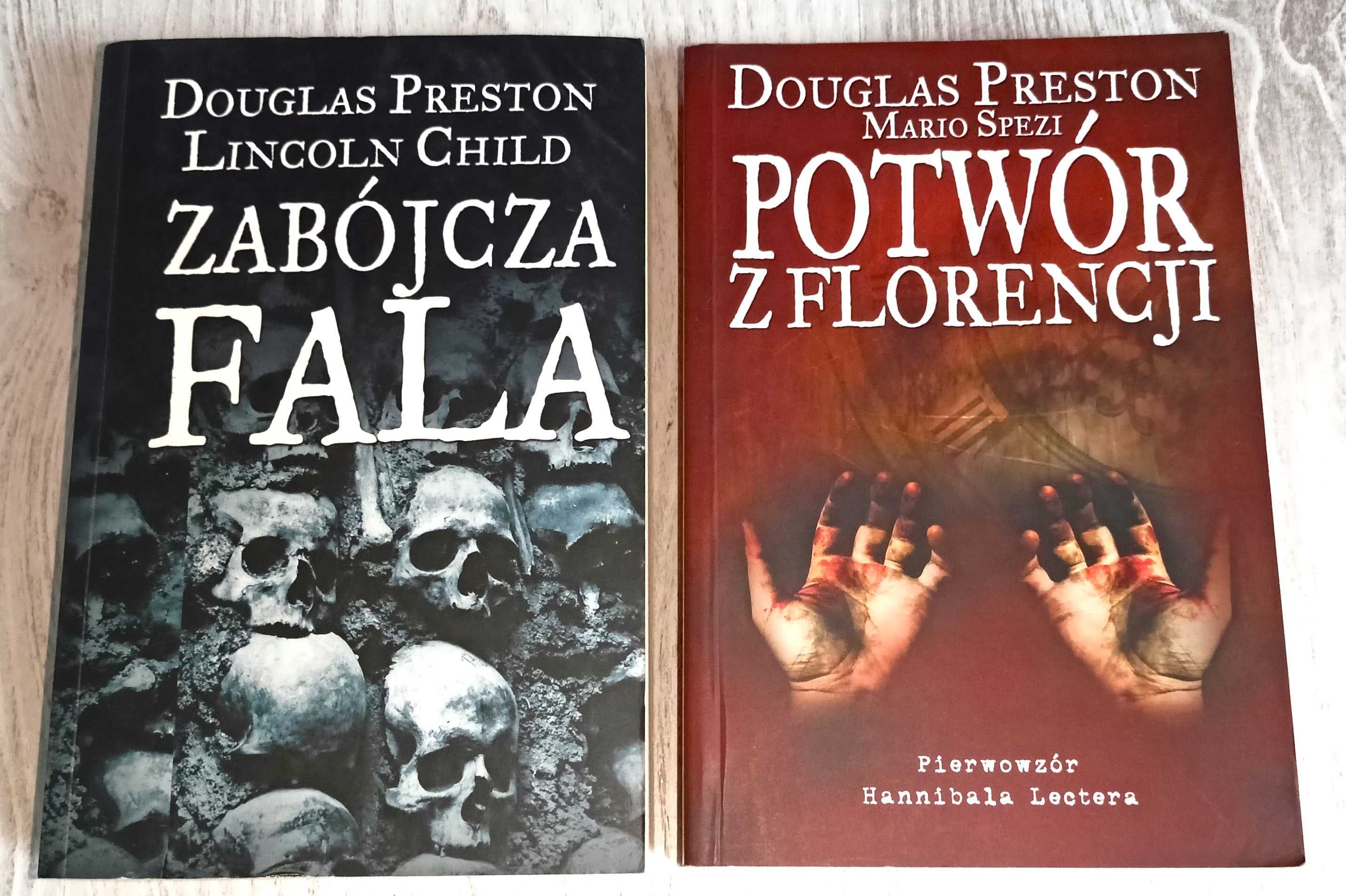 Douglas Preston Lincoln Child Potwór z Florencji Spezi + Zabójcza fala