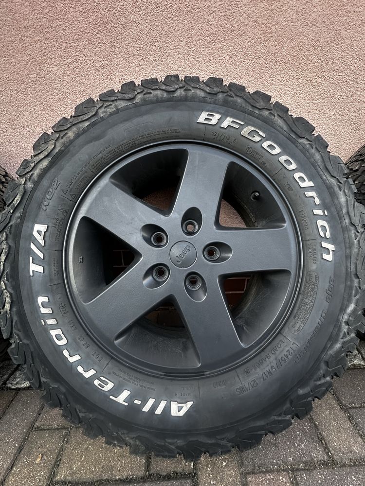 Koła jeep Wrangler/wj/wk 245/75/17r.