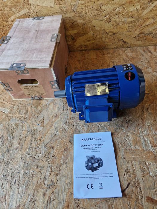 SILNIK elektryczny 2,2KW 380V 2840rpm solidny 28mm TRÓJFAZOWY