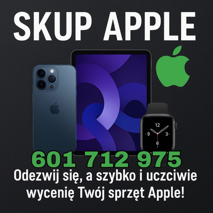 Skup - iphone, apple watch, ipad • uczciwa wycena • odbiór/wysyłka •