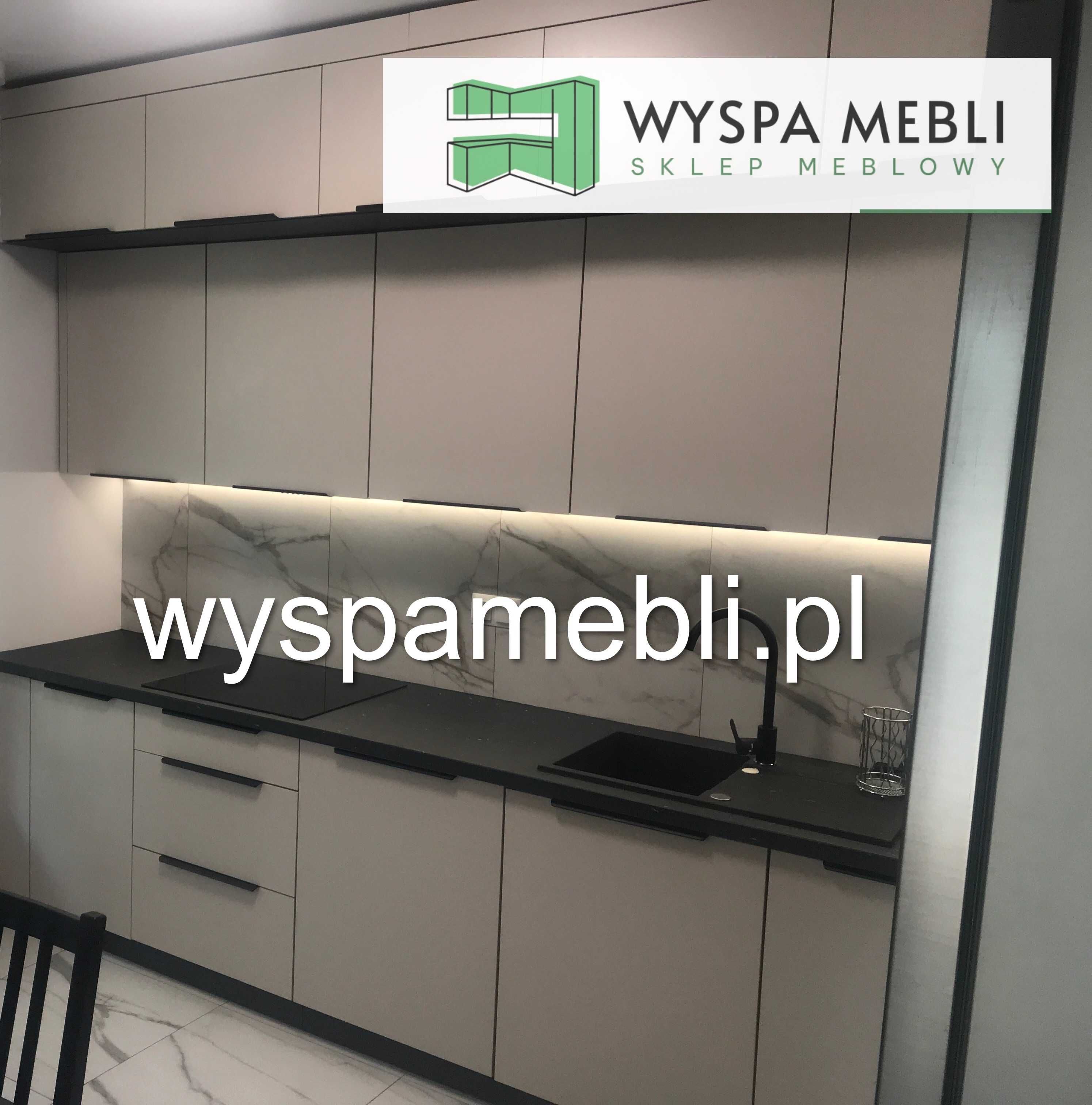 NOWA kuchnia kaszmir czarny meble kuchenne wymiar 390cm lub inny