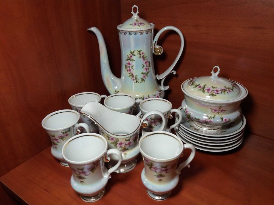 Кавовий сервіз "Коростенський фарфор". Новий.