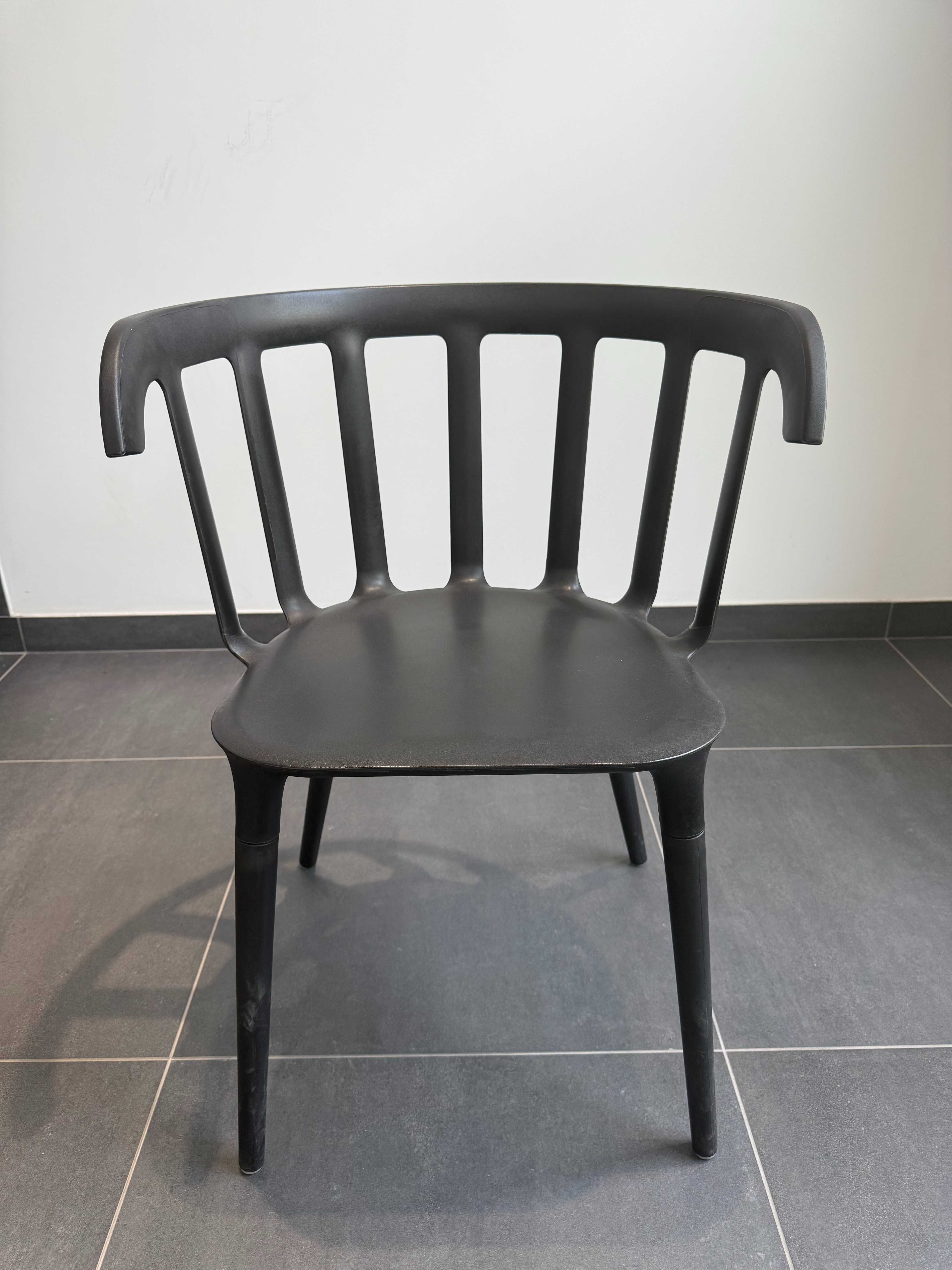 Designerskie krzesło IKEA PS 2012 w kolorze czarnym 4 sztuki