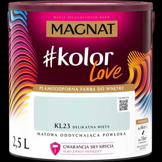 Magnat #KolorLove K23 Delikatna Mięta 5L