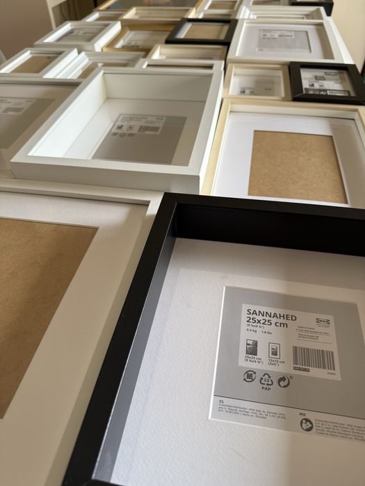 Conjunto 23 molduras Ikea