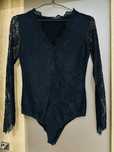 Body czarne koronkowe In Vogue M 38 varlesca