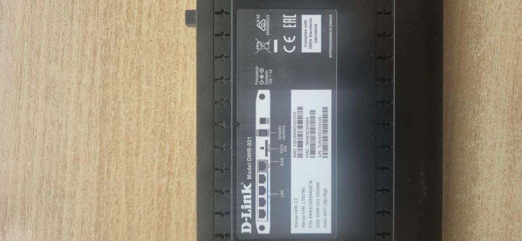 Router d link dwr-921
