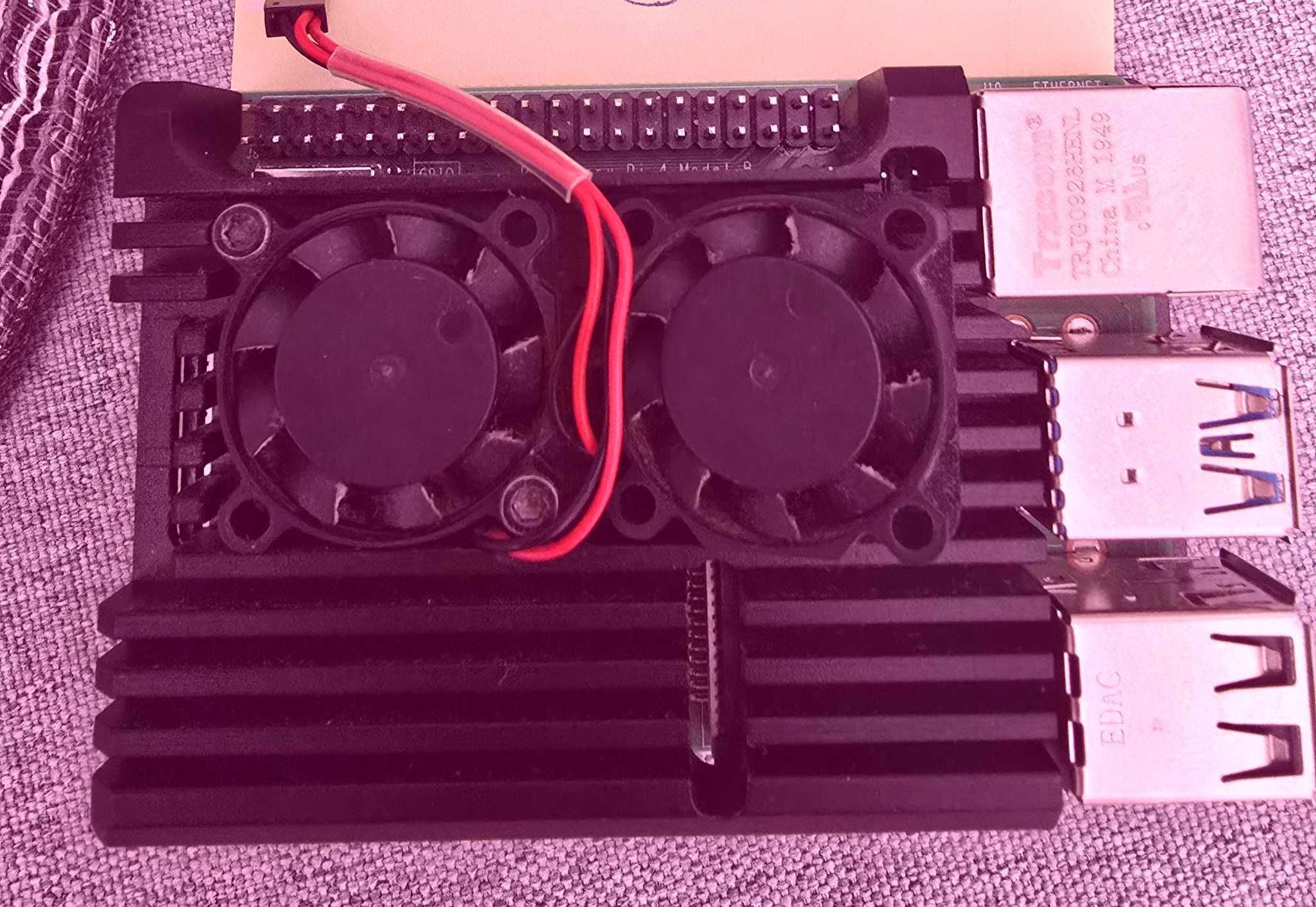 Komputer Raspberry Pi 4 B wersja 8GB RAM mało używane